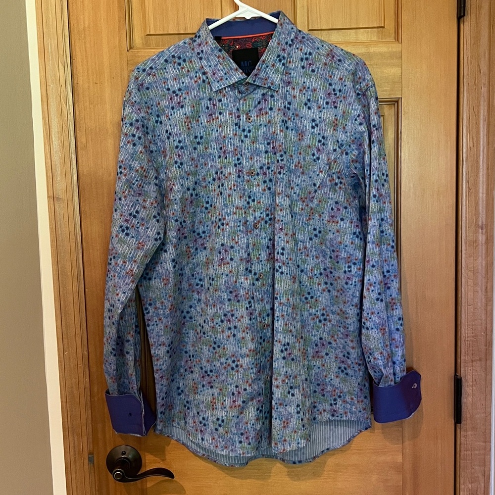 Men's Multicolor Dress Shirt